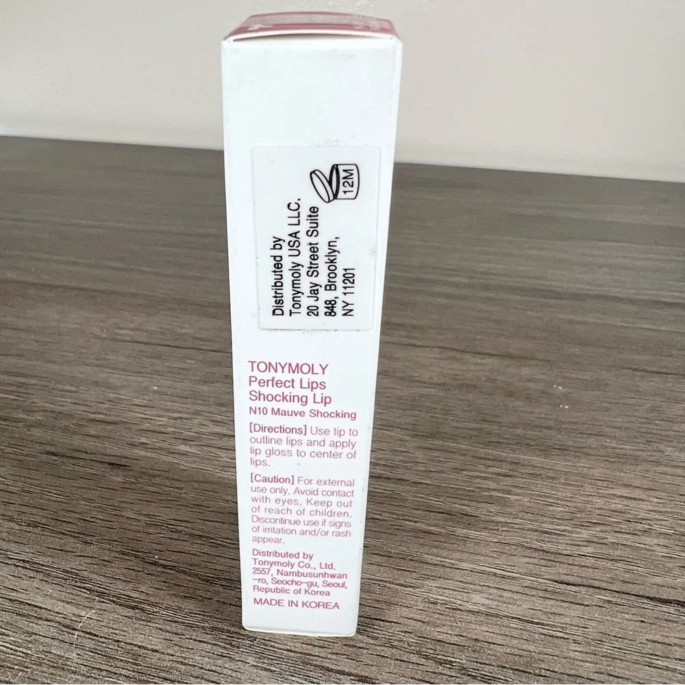 Korean Beauty Tonymoly Perfect Lips Mauve Shocking Tint Lip Stain